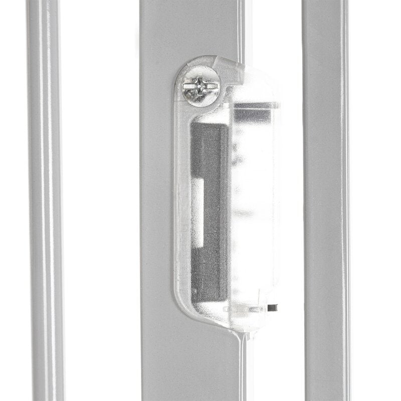 Poartă de siguranță Lionelo Truus Slim LED Gri – detaliu închidere