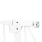 Poartă de siguranță Lionelo Truus Slim LED Alb – detaliu închidere