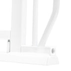 Poartă de siguranță Lionelo Truus Slim LED Alb – prag și suport