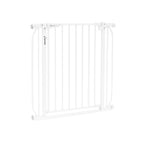Poartă de siguranță Lionelo Truus Slim LED Alb – poartă văzută lateral