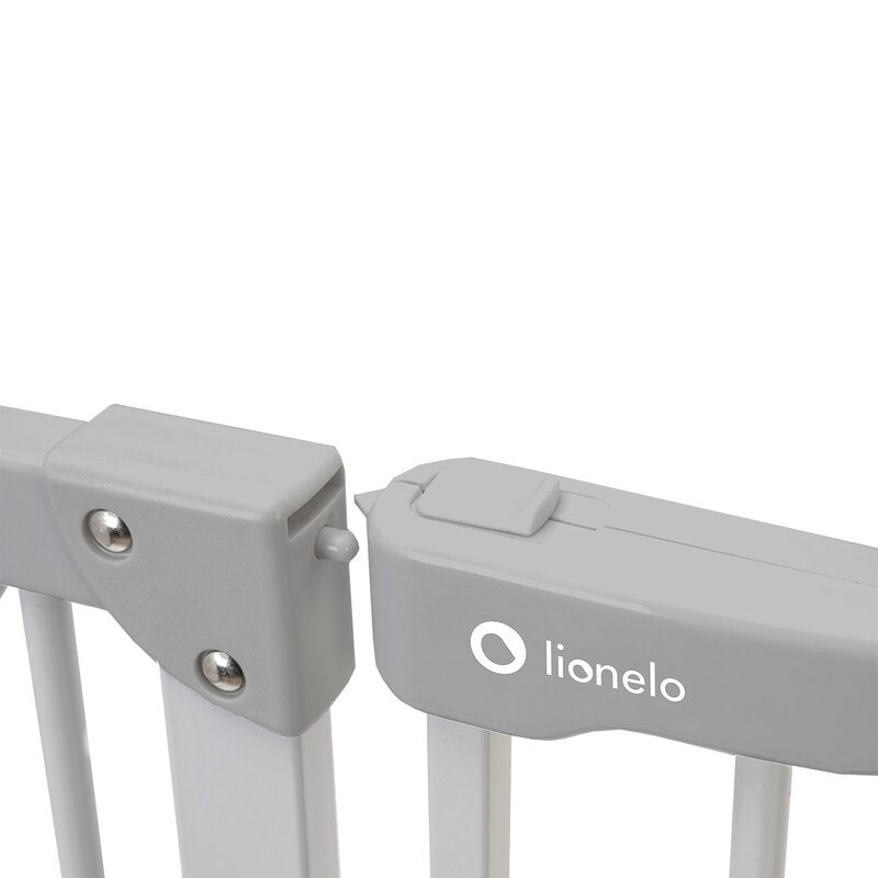 Poartă de siguranță Lionelo Truus Slim Gri – detaliu închidere