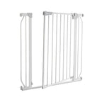 Poartă de siguranță Lionelo Truus Slim Gri – poartă văzută lateral