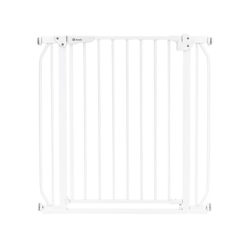 Poartă de siguranță Lionelo Truus Slim Alb – poartă de siguranță frontală