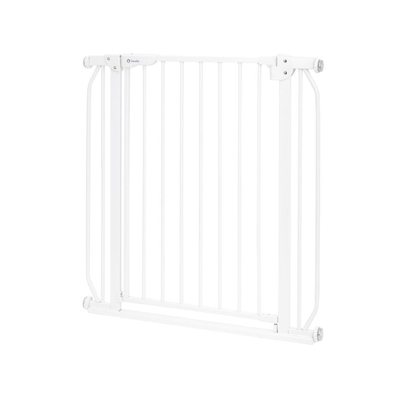 Poartă de siguranță Lionelo Truus Slim Alb – profil poartă