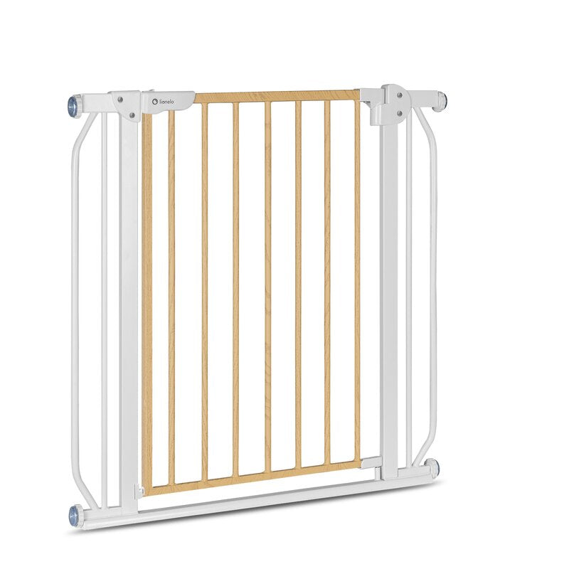 Poarta de siguranta, Lionelo, Truus Slim, Prin presiune, 105 cm, Conform cu standardul europeane de securitate EN1930, Gri Natur