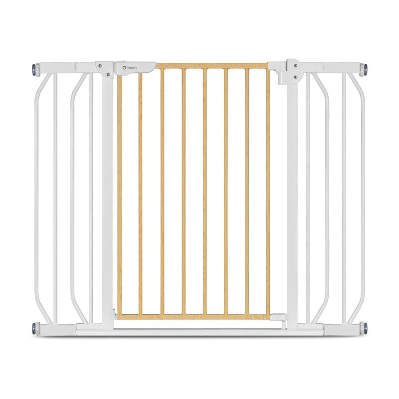 Poarta de siguranta, Lionelo, Truus Slim, Prin presiune, 105 cm, Conform cu standardul europeane de securitate EN1930, Gri Natur