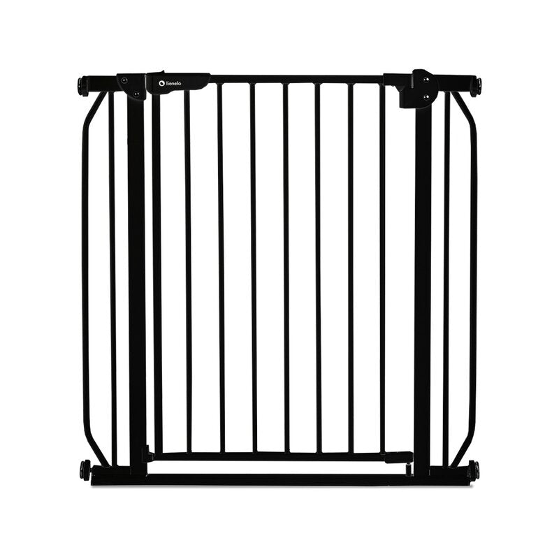 Poartă de siguranță Lionelo Truus Slim Black Onyx – poartă de siguranță frontală