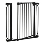 Poartă de siguranță Lionelo Truus Slim Black Onyx – poartă deschisă