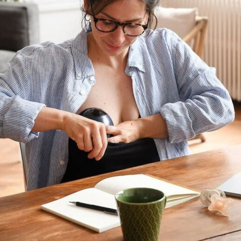 Pompă de Sân Electrică Hands-Free Beaba Night Blue 3 Moduri 9 Niveluri