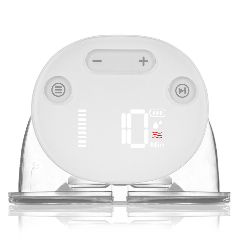 Pompa de san, Lionelo, Fidi Free Simple, Portabila, Cu accesorii, Hands-free, 9 functii de masaj, Functie de pauza, Capacitate 180 ml, Alb