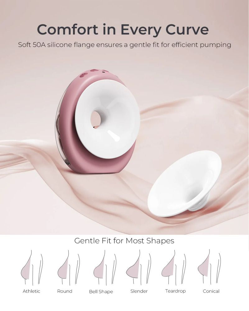 Pompa de San Dubla Hands-Free Momcozy Air 1 Ultra-Slim Wearable App Control