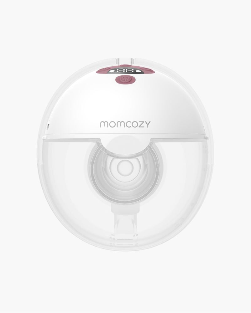 Pompă de Sân Momcozy Hands-Free Dublă M5 Red - Silențioasă, Portabilă, Eficientă