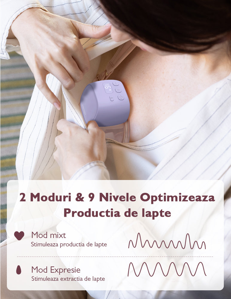 Pompa de San Portabila Single Momcozy S9 Pro Gri 1 buc