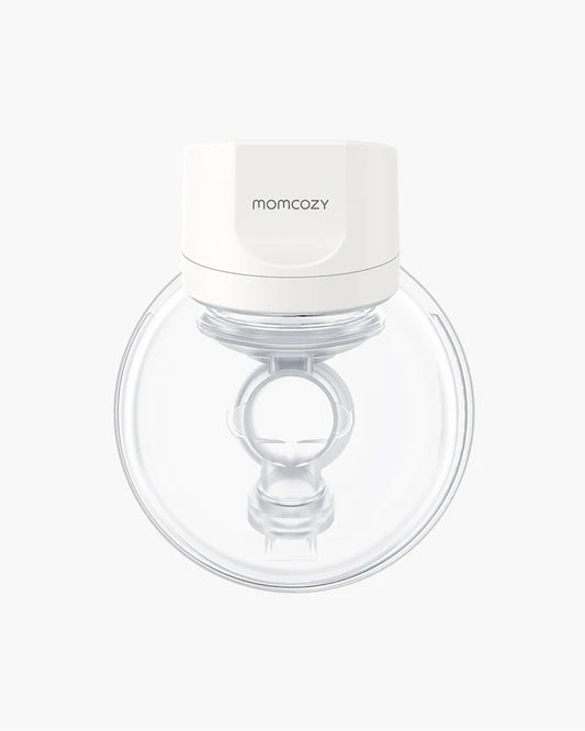 Pompă de Sân Momcozy Hands-Free S12 Pro White - Silențioasă, Portabilă, Eficientă