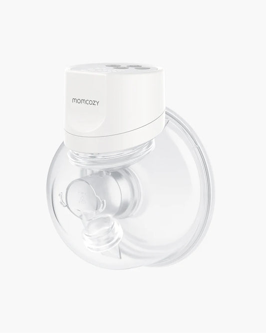 Pompă de Sân Momcozy Hands-Free S12 Pro White - Silențioasă, Portabilă, Eficientă