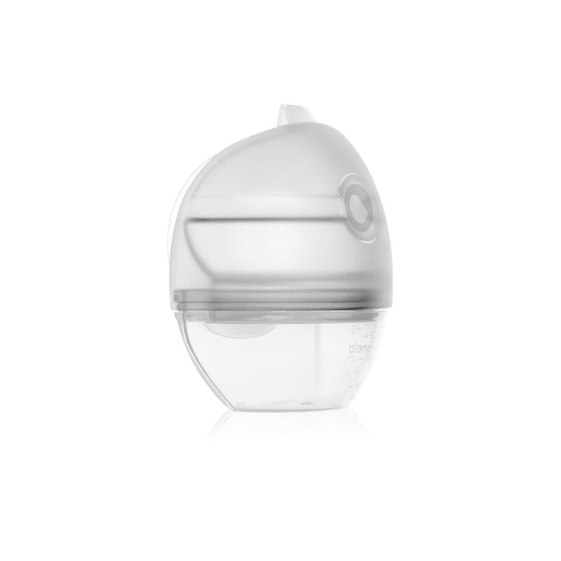 Pompa de san manuala si colector de lapte Lionelo Milky 2 in 1, Alb