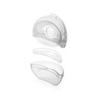 Pompa de san manuala si colector de lapte Lionelo Milky 2 in 1, Alb