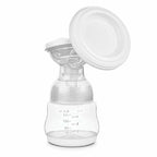 Pompa dubla de san, Lionelo, Electrica, Cu 9 nivele de aspiratie, 5 moduri de masaj, Afisaj LED, Imita suptul natural al copilului, Functionare pana la 90 min, Silentioasa, Fara BPA, Include 2 recipiente de 150 ml si 2 pungi, Cablu USB, Husa, Alb/Gri
