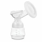 Pompa dubla de san, Lionelo, Electrica, Cu 9 nivele de aspiratie, 5 moduri de masaj, Afisaj LED, Imita suptul natural al copilului, Functionare pana la 90 min, Silentioasa, Fara BPA, Include 2 recipiente de 150 ml si 2 pungi, Cablu USB, Husa, Alb/Gri