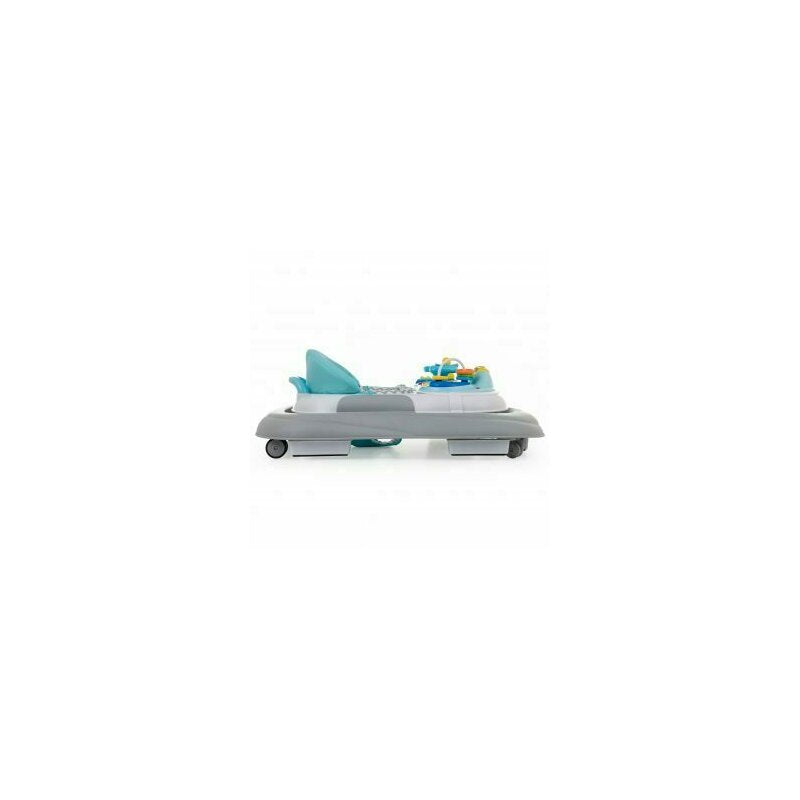 Premergator, Petite&Mars, Monty, Panou interactiv, Reglabil pe inaltime, Roti, Sustine 12 kg, Chevron Blue