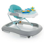 Premergator, Petite&Mars, Monty, Panou interactiv, Reglabil pe inaltime, Roti, Sustine 12 kg, Chevron Blue