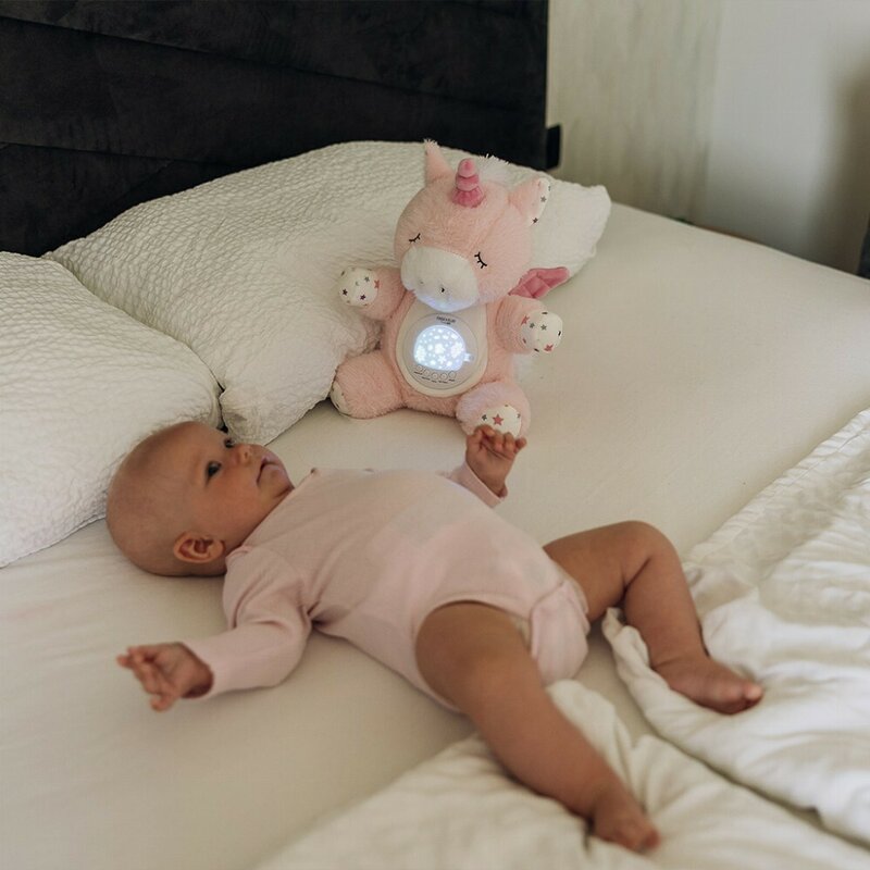 Jucărie Multifuncțională Free2Play cu Proiector Muzical | 7 Modele Proiecție | Sunete și Melodii | Unicorn