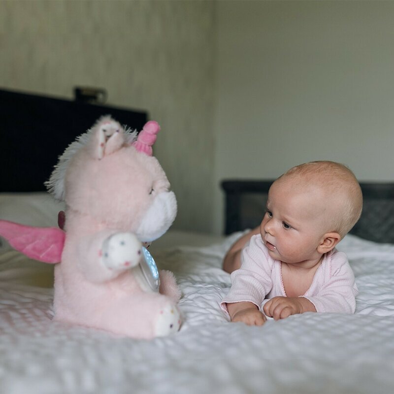 Jucărie Multifuncțională Free2Play cu Proiector Muzical | 7 Modele Proiecție | Sunete și Melodii | Unicorn