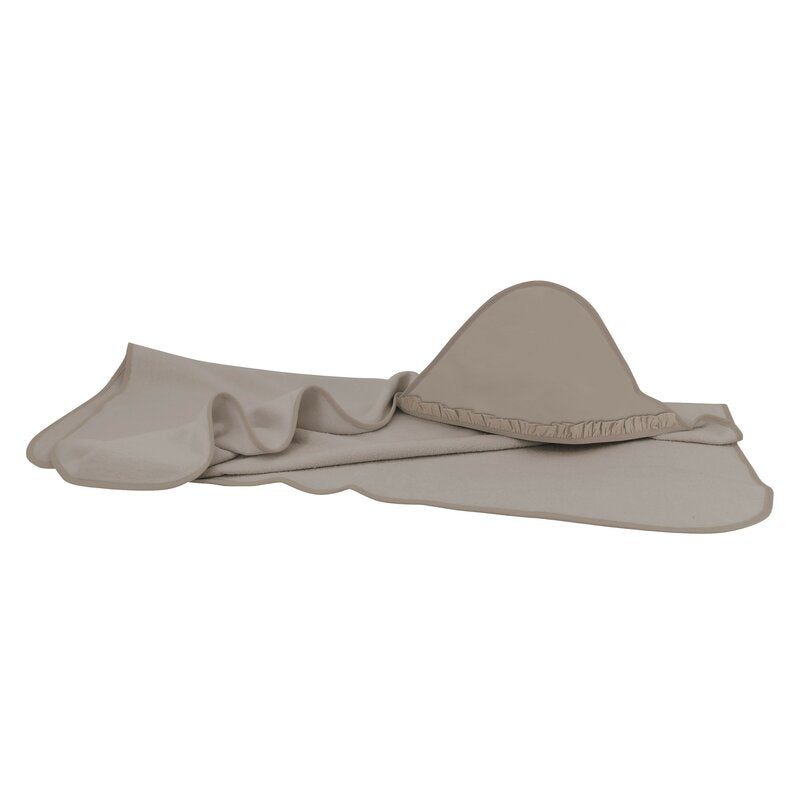 Prosop cu Glugă MimiNu 100x100 cm Royal Mocha | Bumbac și Thermo Fleece | Oeko-Tex