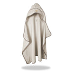 Prosop cu glugă Qmini Junior 120x85 cm, Bej – prezentare produs