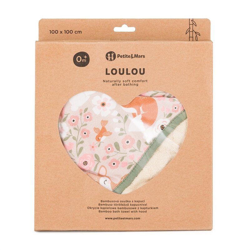 Prosop cu glugă Petite&Mars Loulou Bej - imagine 2