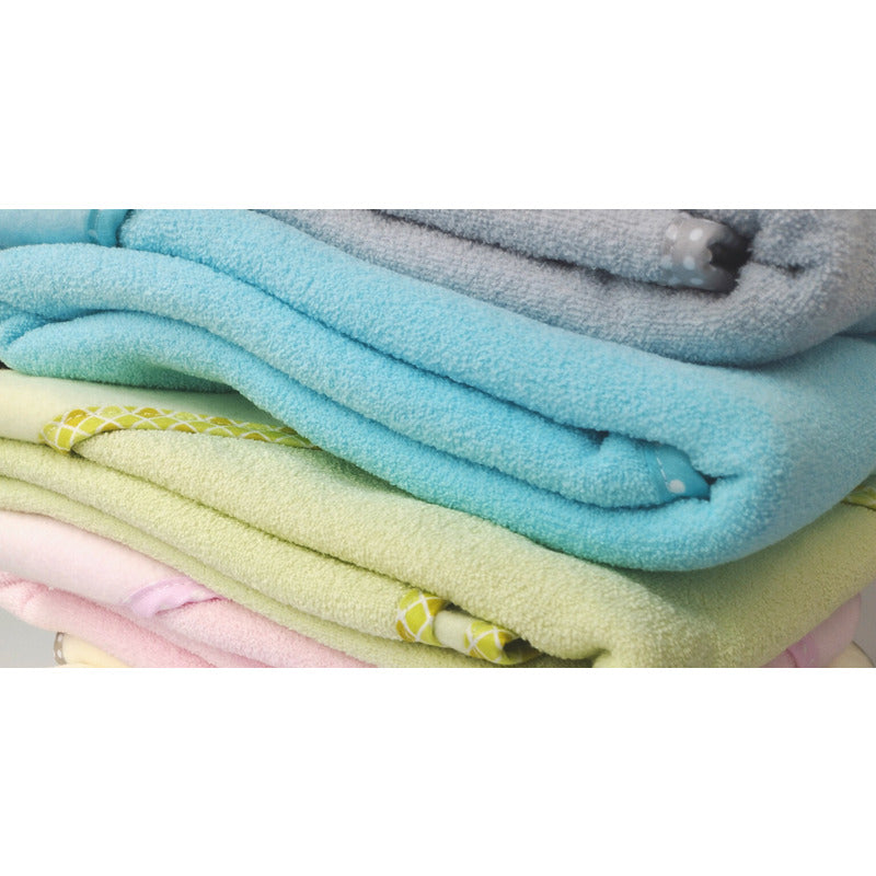 Prosop cu gluga, Qmini, Din bumbac, 80x80 cm, Grey