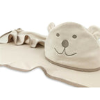 Prosop cu glugă Qmini Teddy Bear 100x100 cm, Bej – imagine 6