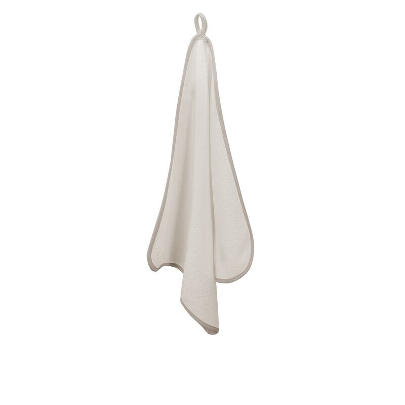 Prosopel copii, Qmini, Dimensiune 40x40cm, Din tricot termo-terry din bambus, Materiale certificate Oeko Tex Standard 100, Beige