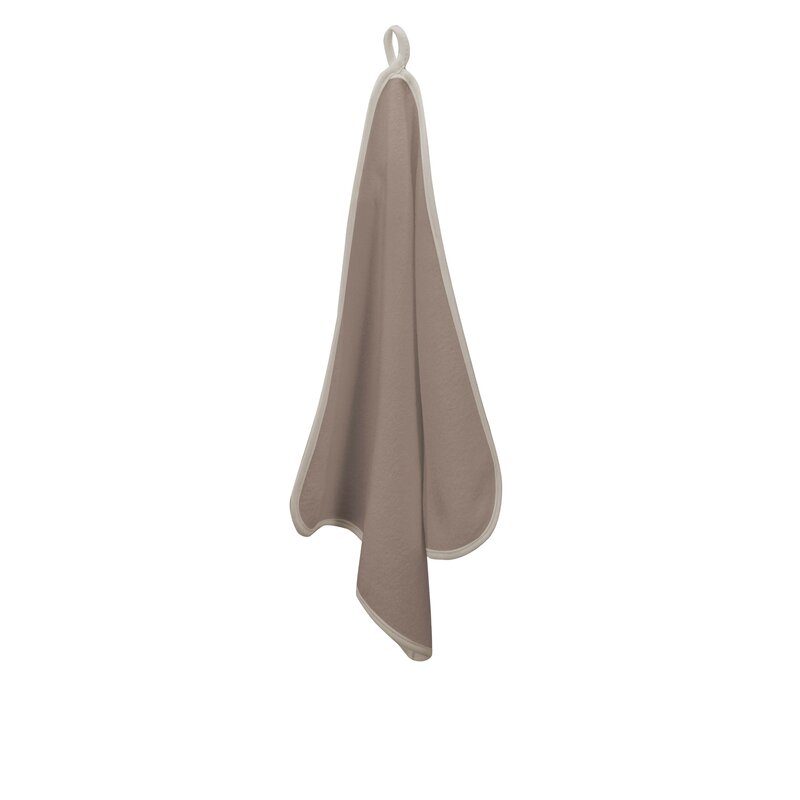 Prosop copii Qmini Bamboo 40x40 cm, Mocha – imagine 5
