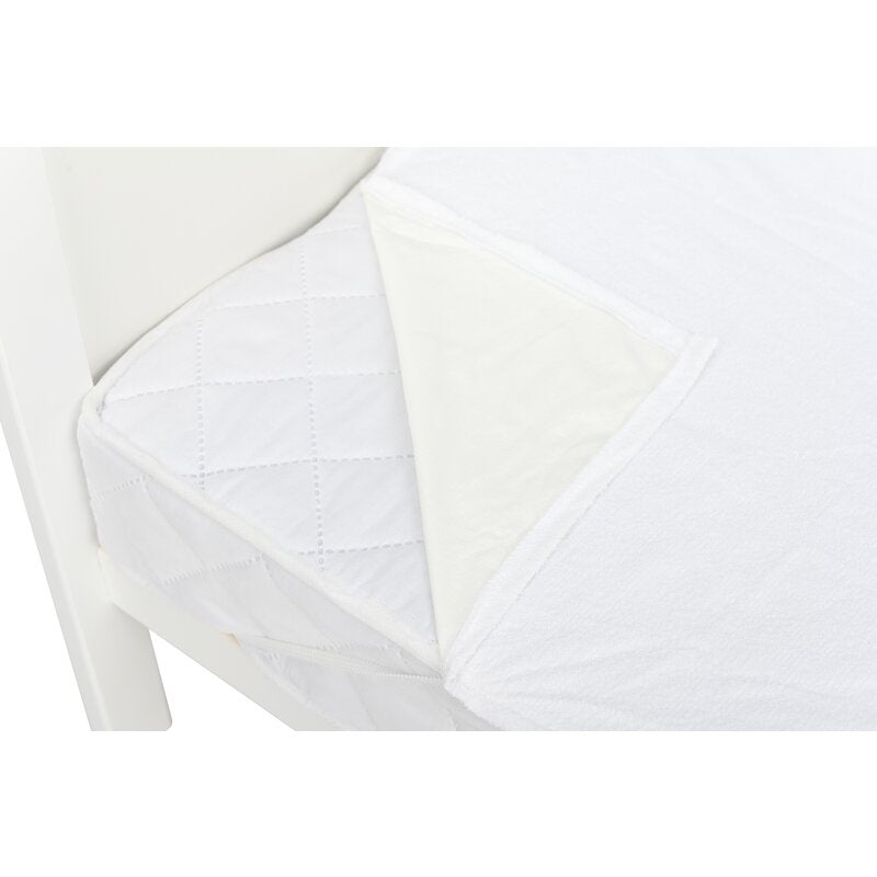 Protecție impermeabilă saltea Qmini 140x70 cm, Alb – imagine 6
