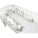 Apărătoare împletită MimiNu Mini Gray Stars, 220cm