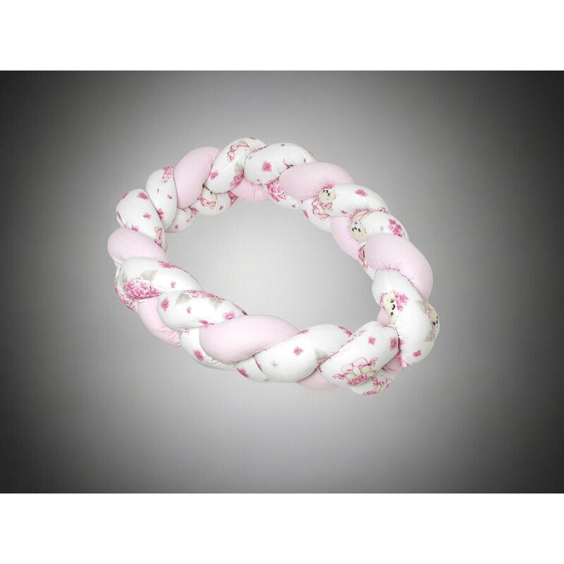 Detaliu Apărătoare împletită MimiNu Pink Ballerina, 220cm