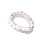 Apărătoare împletită MimiNu Sweet Deer Pink, 220cm