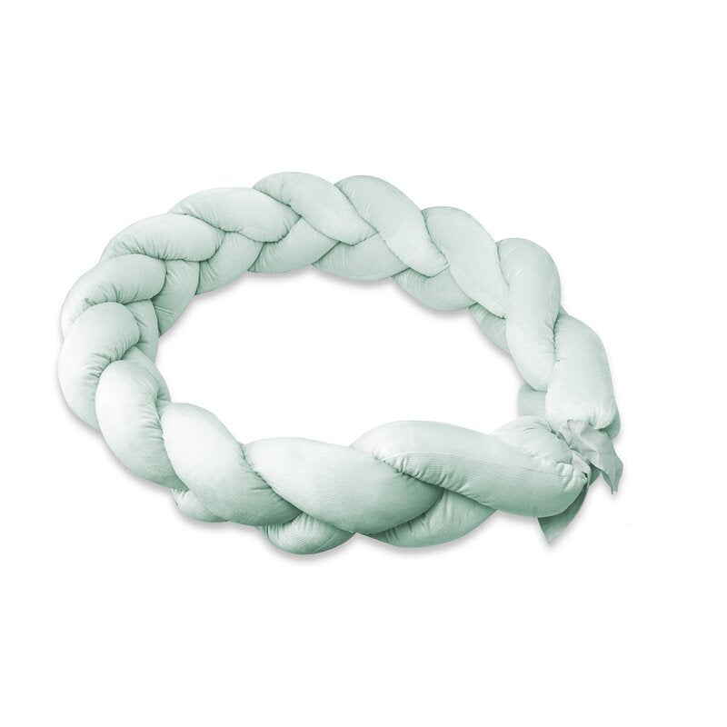 Apărătoare împletită MimiNu Cold Mint, 220x23cm
