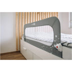 Protecție laterală pat FreeON Little Stars 135 × 57 cm, gri – fotografia 3 a produsului