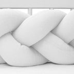 Aparatoare impletita New Baby Muselina 210 cm, Alb – detaliu al împletiturii