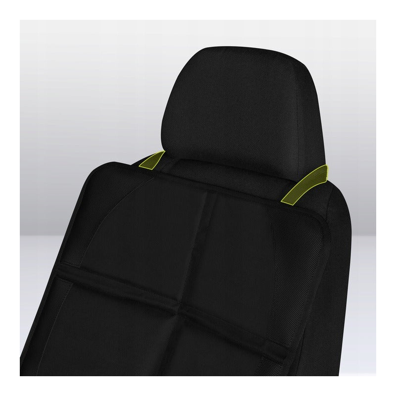 Protecție banchetă Lionelo Sikker Negru – protecția așezată pe scaunul auto
