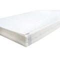 Protectie saltea, Bubaba, Impermeabila, Pentru patut de dimensiunea 120x60 cm, Din poliuretan, Spalare la 95 grade, 0 luni+, White