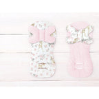 Detaliu al modelului MimiNu Sweet Deer Pink pentru cărucior