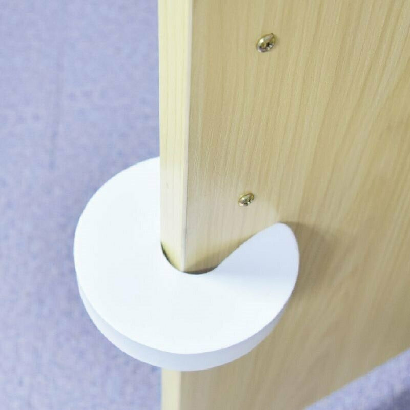 Protectii, Feedo, Pentru oprirea usilor, Din spuma EVA, 9.4 x 9.2 x 1.8 cm, 4 bucati, Alb