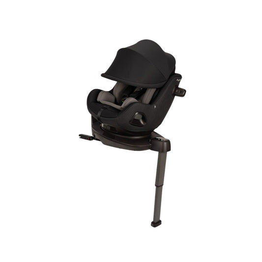 Nuna - Scaun auto PRUU Aire Caviar cu capotina integrata, 40-105 cm, certificat R129