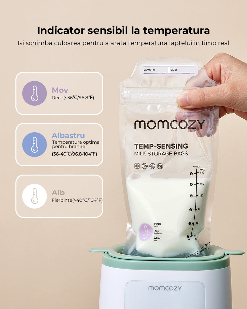 Pungi depozitare lapte Momcozy 120 buc