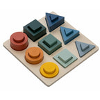 Puzzle cu sortare forme din lemn Free2Play
