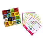 Puzzle din silicon bbluv Blox 12 piese pentru baie si joaca 6 luni+