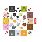 Puzzle Quercetti Ghiceste Animalul – elementele ilustrate ale chipurilor de animale